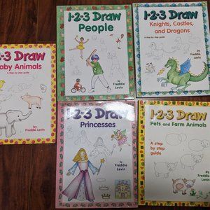 Learn to Draw books tutorial kids princess